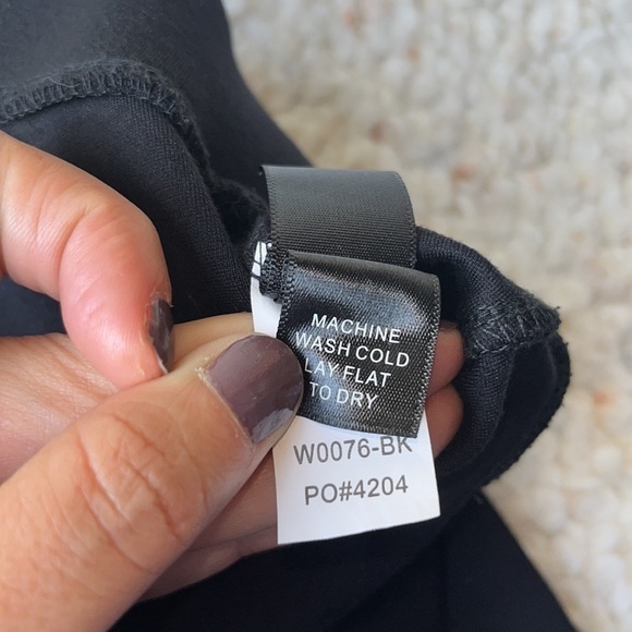 Betabrand Straight Leg Classic Dress Pant Yoga Pants Black Small - Picture 10 of 11